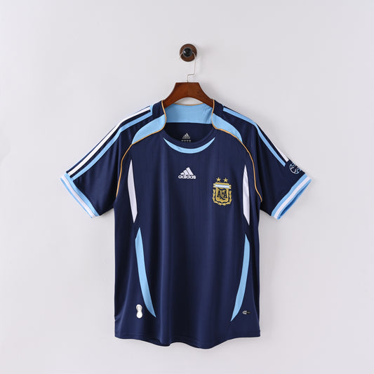 Camiseta Icónica Selección de Argentina Temporada 2006/2007 (Visitante o Alternativa)