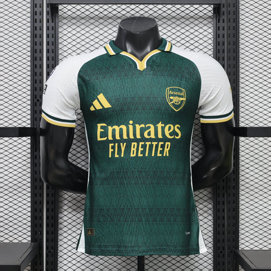 Arsenal FC – Conjunto de Visitante (Temporada 2023/2024) 🟢⚪